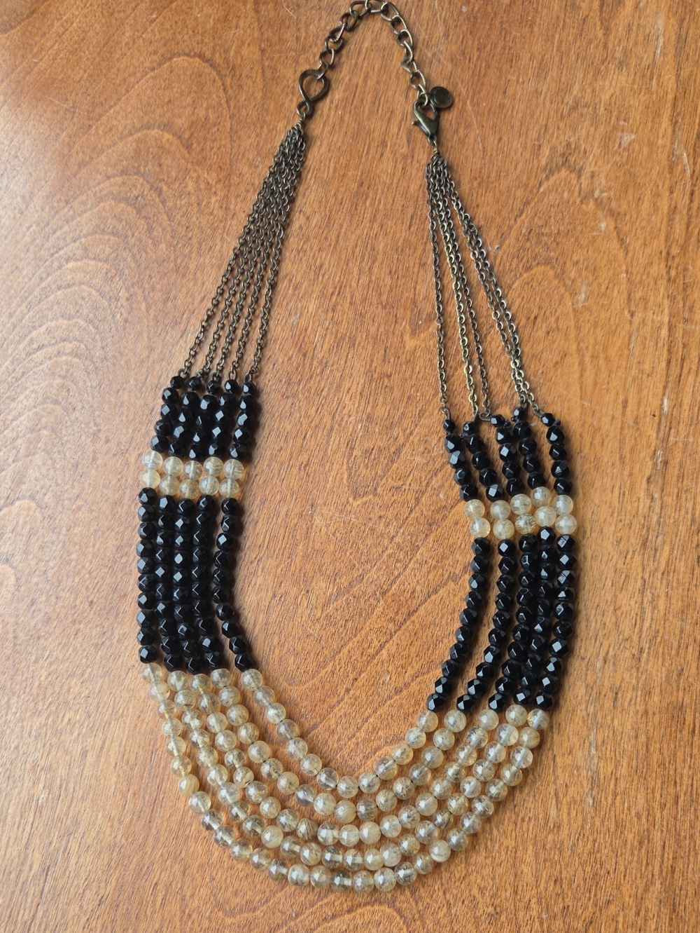 Talbots 5-Strand Beaded Necklace